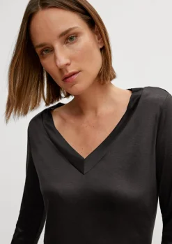 Shirt mit V-Ausschnitt-Comma Sale