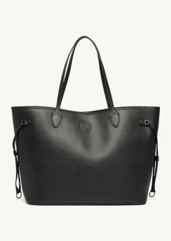 Shopper aus Rindsleder mit Logo-Detail-Comma Discount