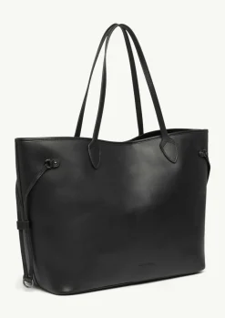 Shopper aus Rindsleder mit Logo-Detail-Comma Discount