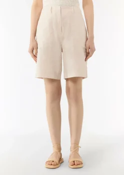 Shorts aus Leinenmix-Comma Discount