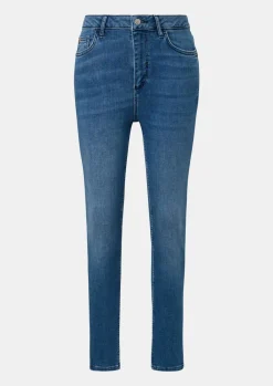 Skinny-Jeans mit geschlitztem Saum-Comma Best