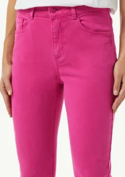 Skinny Jeans mit geschlitztem Saum-Comma Fashion
