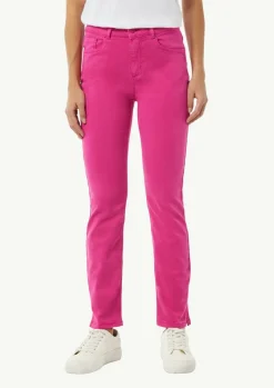 Skinny Jeans mit geschlitztem Saum-Comma Fashion