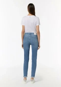 Skinny: Jeans mit Saum zum Aufrollen-Comma Sale
