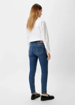 Skinny: Jeans mit Waschung-Comma Sale