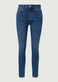 Skinny: Jeans mit Waschung-Comma Sale