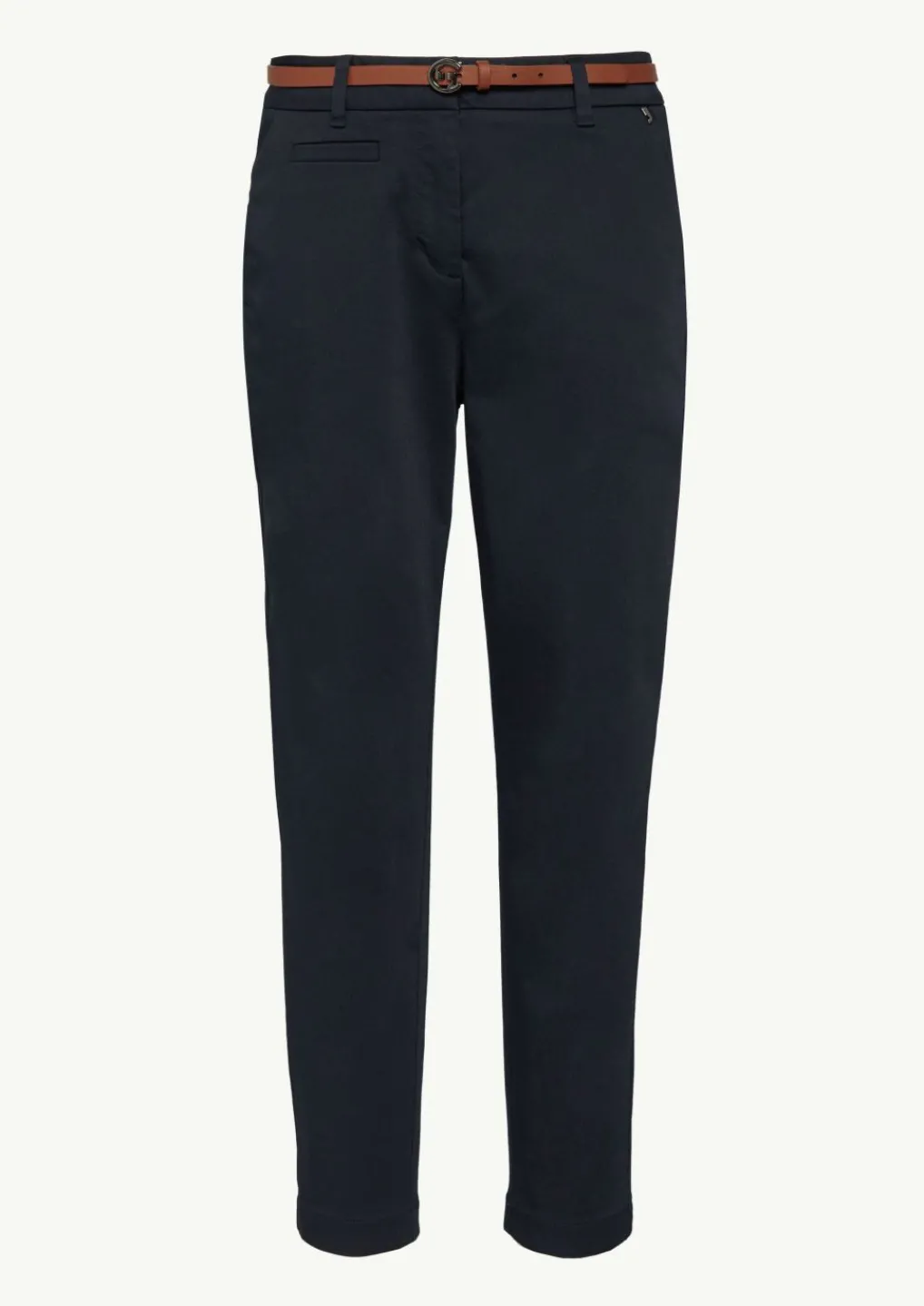 Slim: Chino-Hose mit Gürtel-Comma Hot