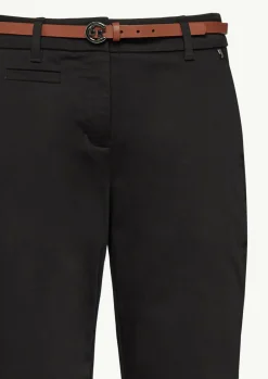 Slim: Chino-Hose mit Gürtel-Comma Fashion