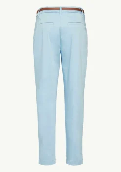 Slim: Chino-Hose mit Gürtel-Comma Discount