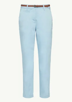 Slim: Chino-Hose mit Gürtel-Comma Discount