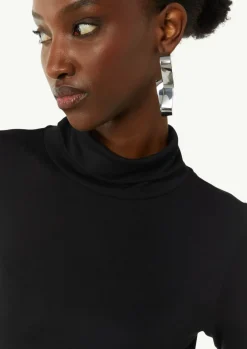 Slim-Fit-Longsleeve mit Turtleneck-Comma Sale