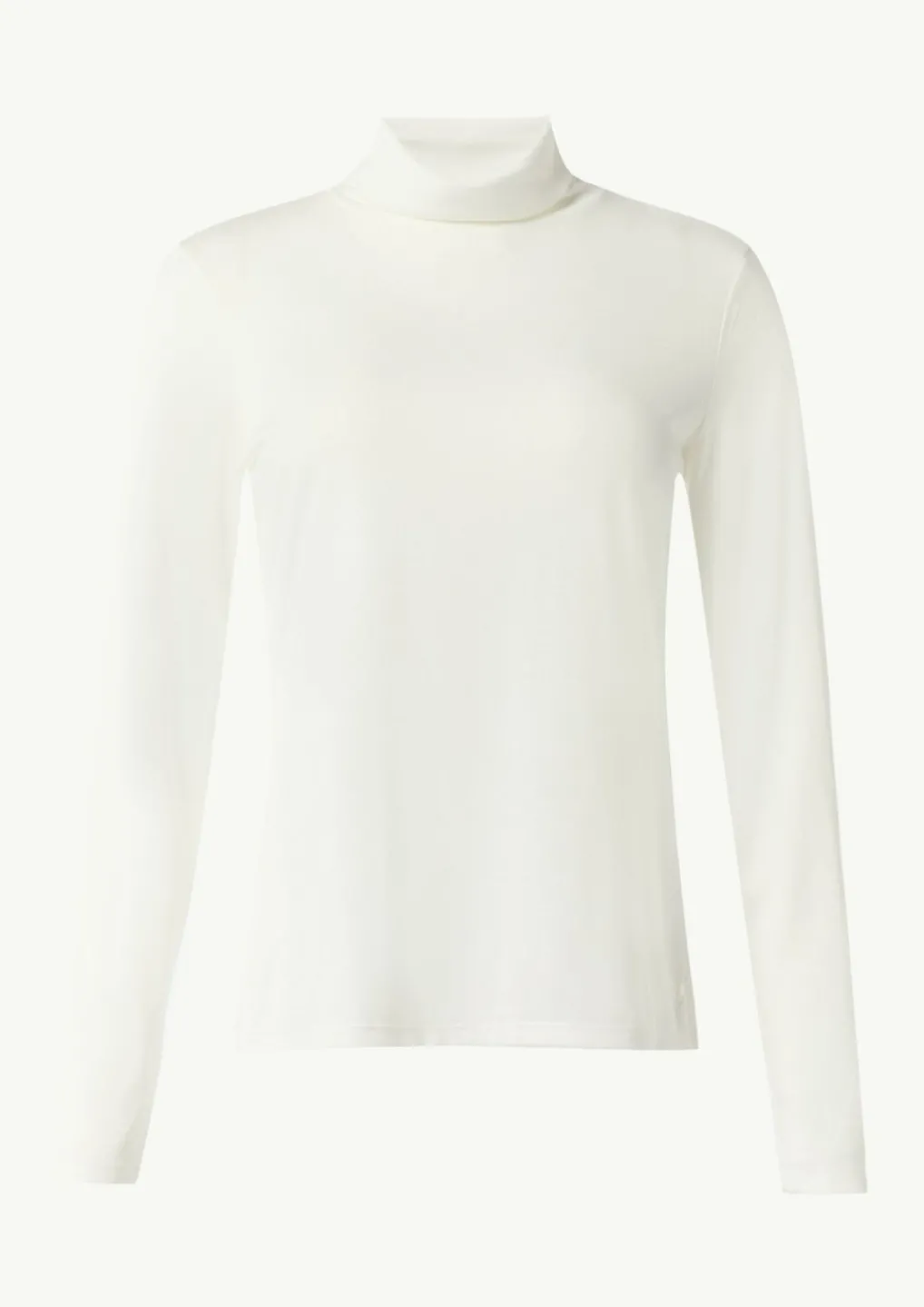Slim-Fit-Longsleeve mit Turtleneck-Comma Hot