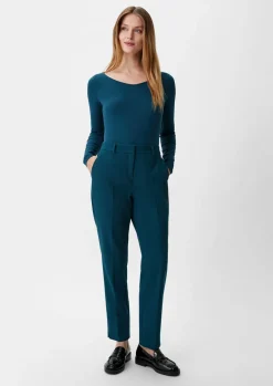 Slim: Hose mit Dobby-Struktur-Comma Online