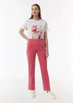 Slim: Hose mit Flared Leg-Comma Outlet