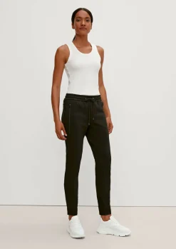 Slim: Jogpants in Twilloptik-Comma Clearance