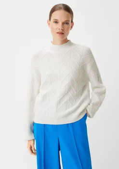 Softer Pullover mit Strickmuster-Comma Outlet