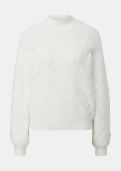 Softer Pullover mit Strickmuster-Comma Outlet