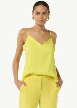 Spaghetti-Träger-Top aus Satin-Comma New
