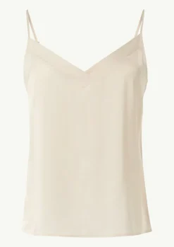 Spaghetti-Träger-Top aus Satin-Comma Discount
