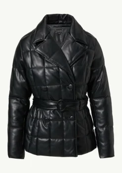 Steppjacke aus Lederimitat-Comma New