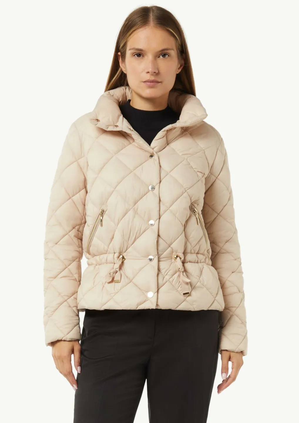 Steppjacke mit Taillendetail-Comma Online
