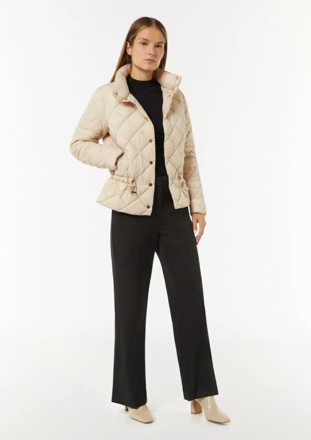Steppjacke mit Taillendetail-Comma Online