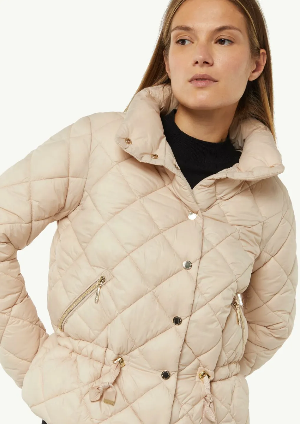 Steppjacke mit Taillendetail-Comma Online