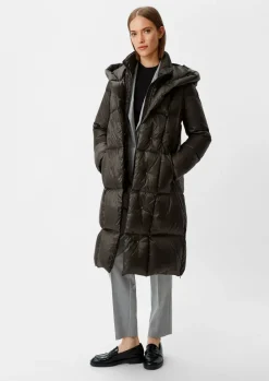Steppmantel mit Daunen wattiert-Comma Fashion