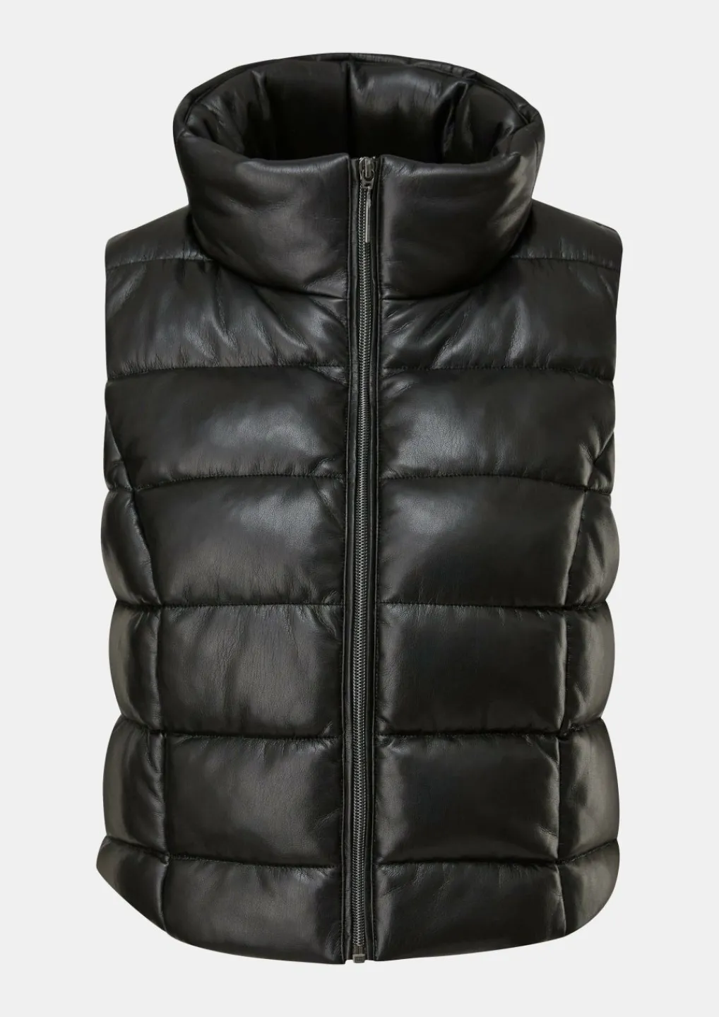 Steppweste aus Lederimitat-Comma Fashion
