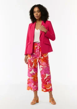Stoffhose mit All-over-Print-Comma Best