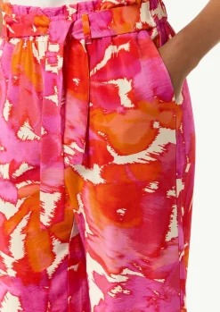 Stoffhose mit All-over-Print-Comma Best