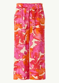 Stoffhose mit All-over-Print-Comma Best