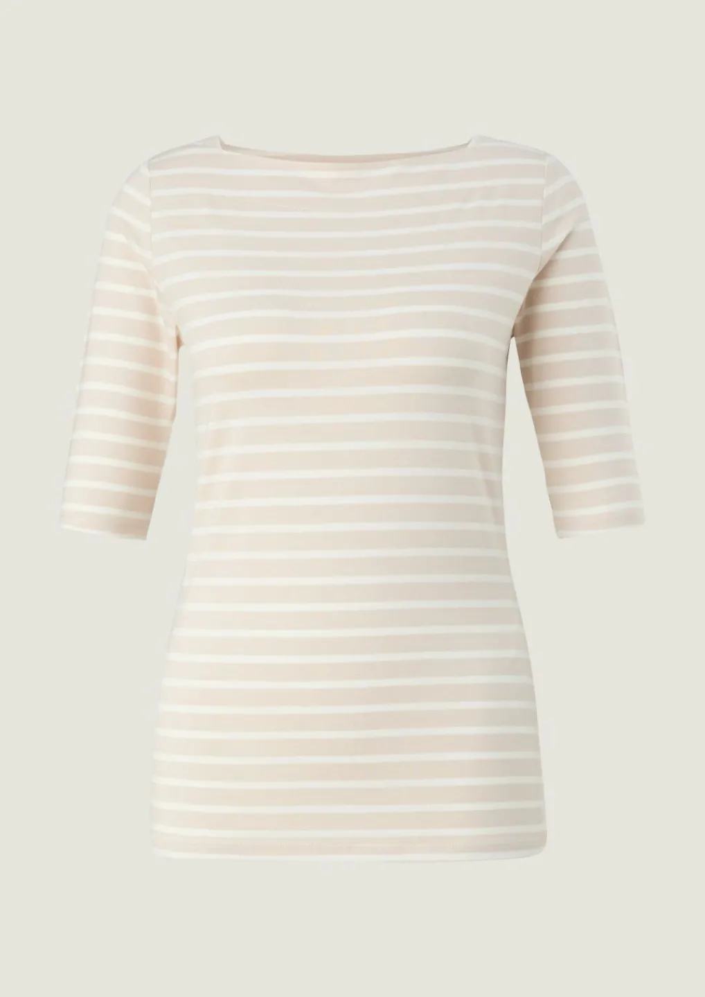 Streifenshirt mit halben Ärmeln-Comma Clearance