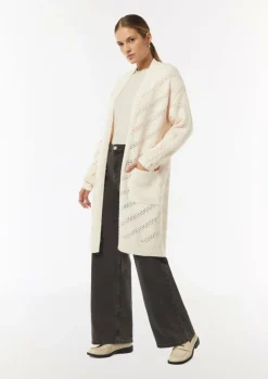 Strickcardigan mit zarten Pailletten-Comma Hot