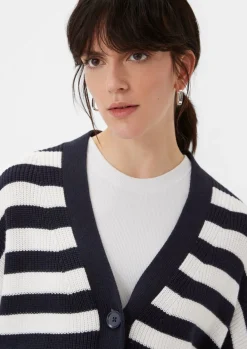 Strickjacke aus Baumwolle-Comma Online