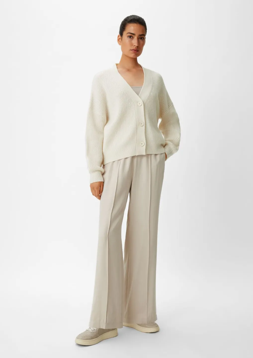 Strickjacke aus Wollmix-Comma Fashion