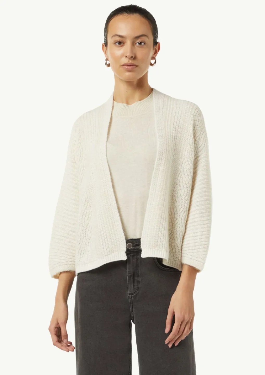 Strickjacke mit Alpaka und Kaschmir-Comma Best