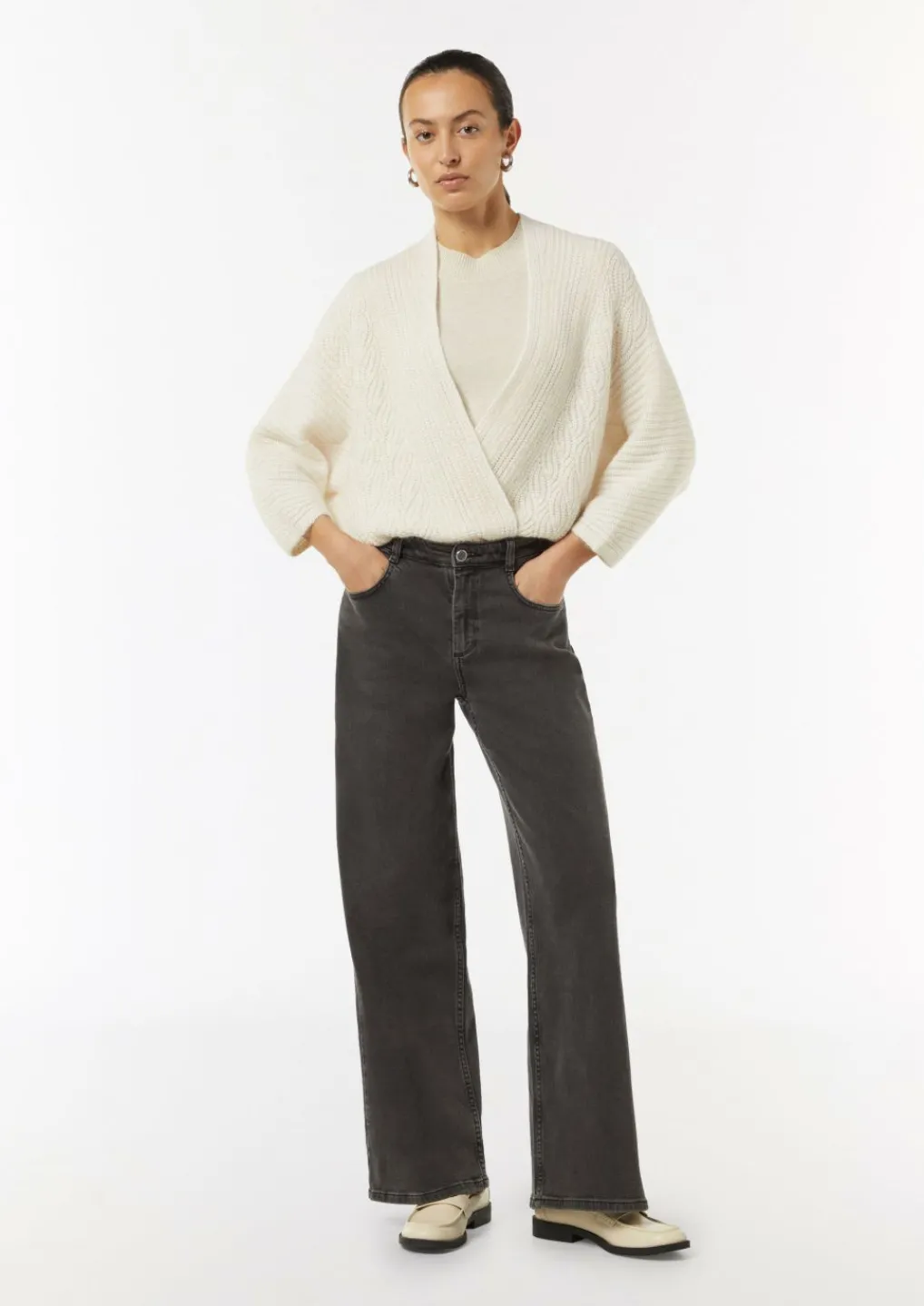 Strickjacke mit Alpaka und Kaschmir-Comma Best