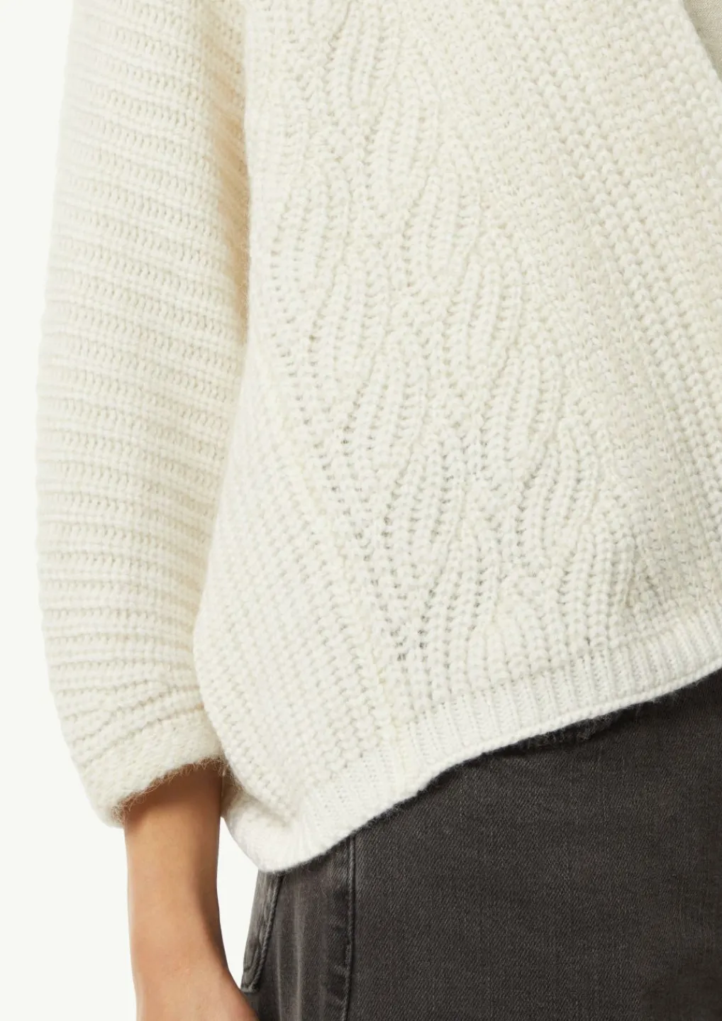 Strickjacke mit Alpaka und Kaschmir-Comma Best