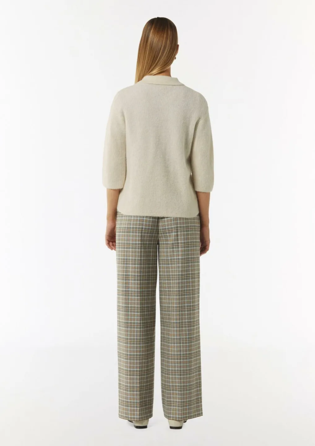 Strickjacke mit Polokragen und Knöpfen-Comma Fashion