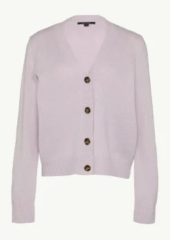 Strickjacke mit Zopf-Detail-Comma Discount