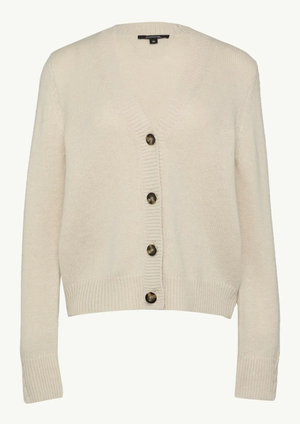 Strickjacke mit Zopf-Detail-Comma Hot