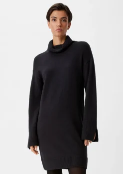 Strickkleid mit Rollkragen-Comma Outlet