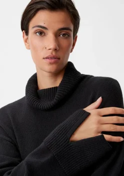 Strickkleid mit Rollkragen-Comma Outlet