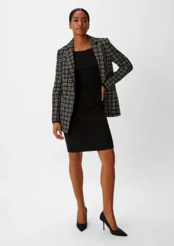 Strickkleid mit Transparenz-Effekt-Comma Fashion