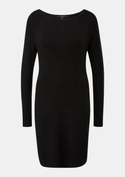 Strickkleid mit Transparenz-Effekt-Comma Fashion