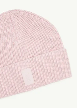 Strickmütze mit Label-Patch-Comma Sale