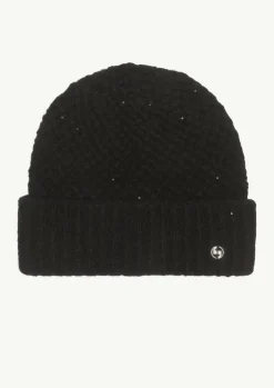 Strickmütze mit Pailletten-Comma Clearance