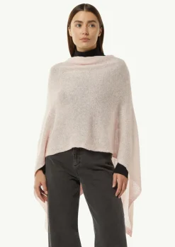 Strick-Poncho mit Glitzergarn und Pailletten-Comma Discount