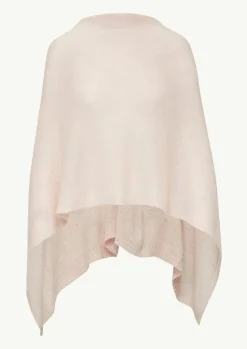 Strick-Poncho mit Glitzergarn und Pailletten-Comma Discount